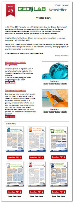 example newsletters